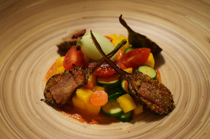 Plats de vegetals Bodega Poblet Albert