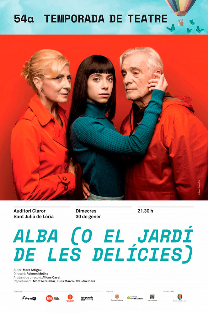 Alba (o el jardí de les delícies) agenda