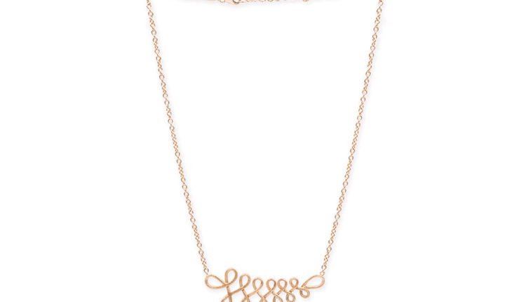 9 PENJOLL OR ROSA 18 Q, DE LA COL·LECCIÓ KNUT. PVP 2422€