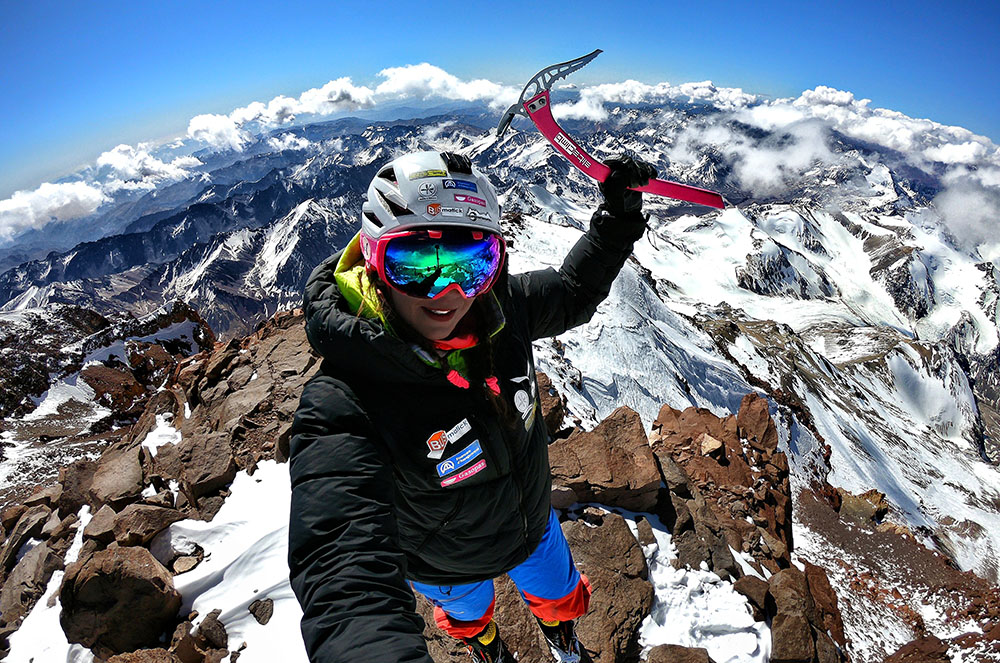 Estefania Troguet a la muntanya