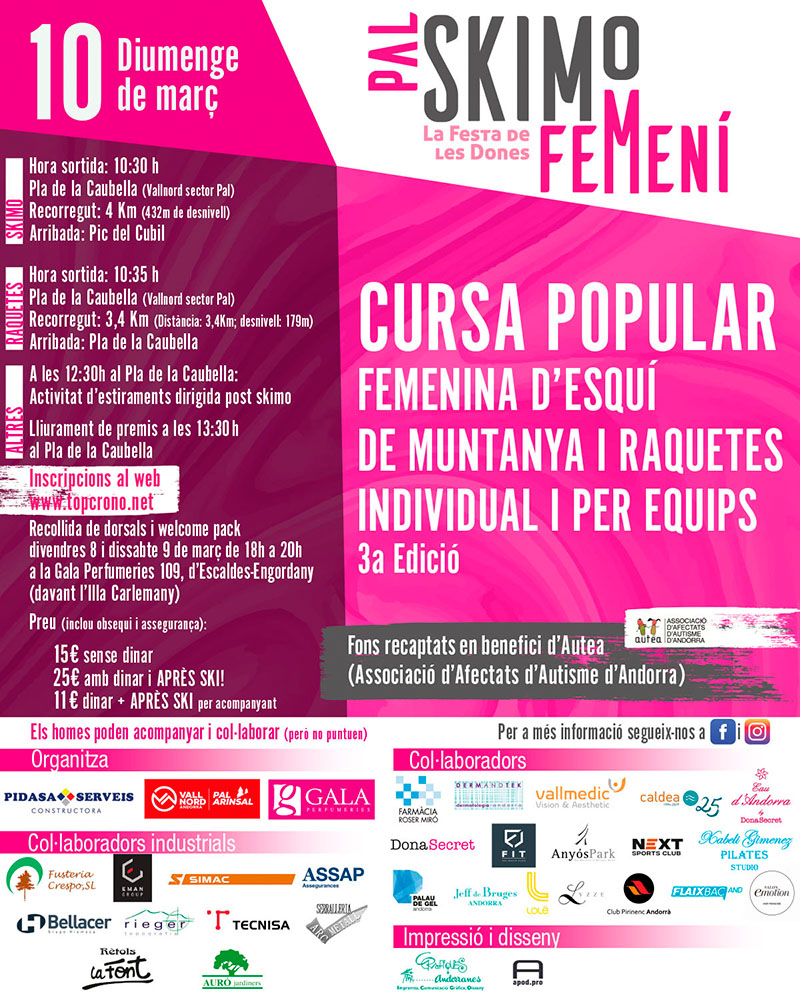 Flyer Pal Skimo Femení 2019