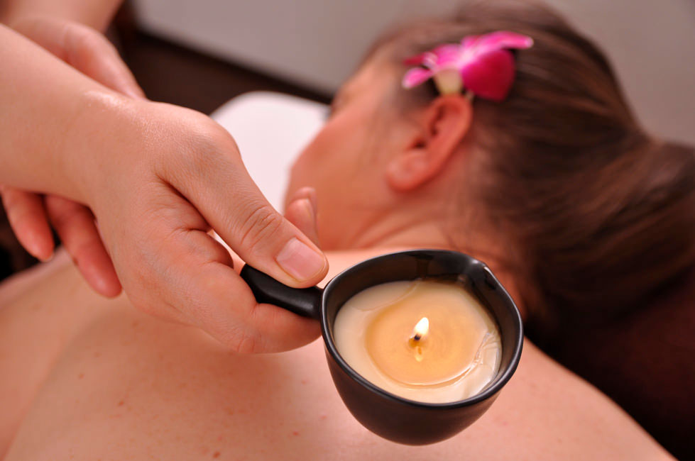 Espelma de massatge regal