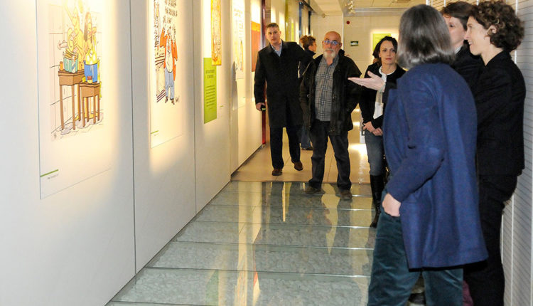 Inauguració exposició ça chauffe pour la planète.11-01-2