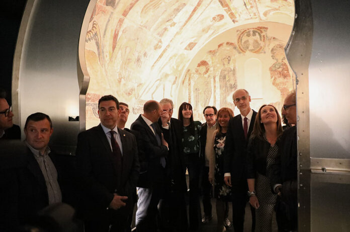 Inauguració Espai Columba amb autoritats andorranes