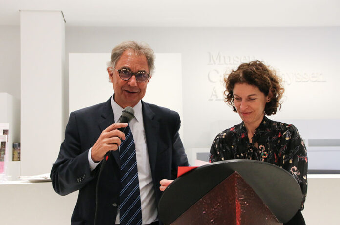 Lluís álvarez president Ibo-Àfrica i maria ubach