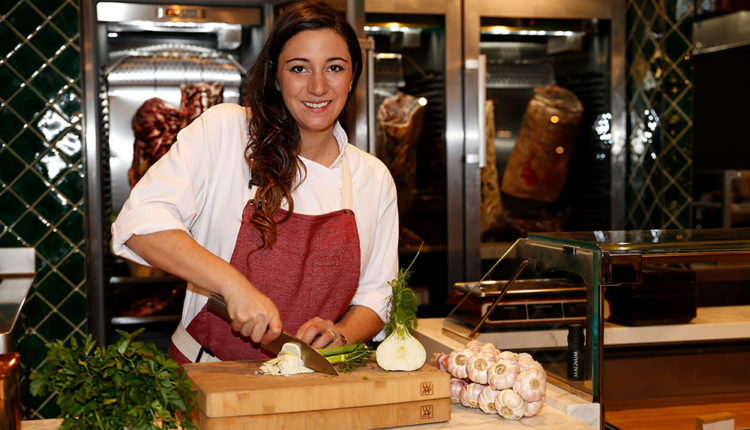 Clàudia Coma a la cuina de The Chef's Table