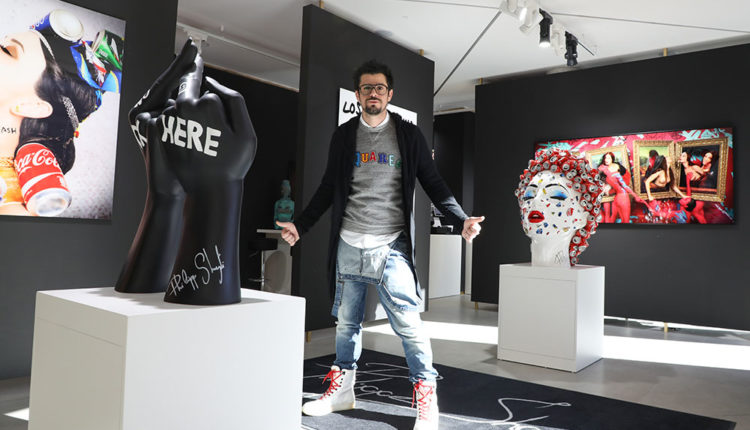 Philippe Shangti a la seva galeria a The Embassy