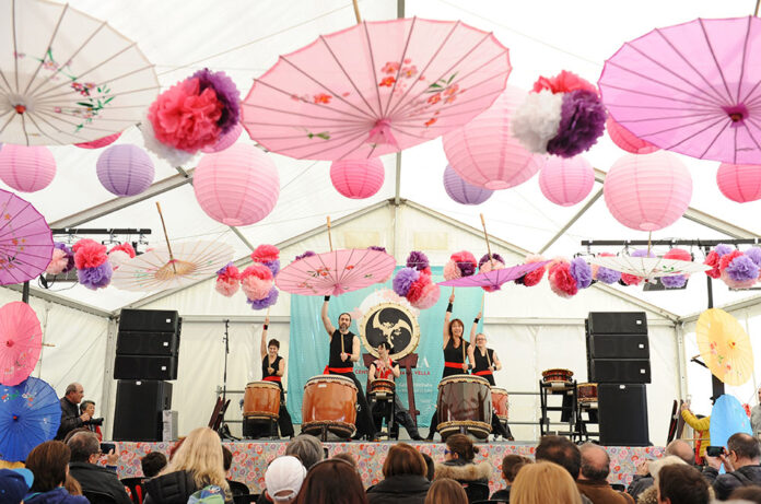 Exhibició de Taiko a la Festa de la Primavera Andorra la Vella