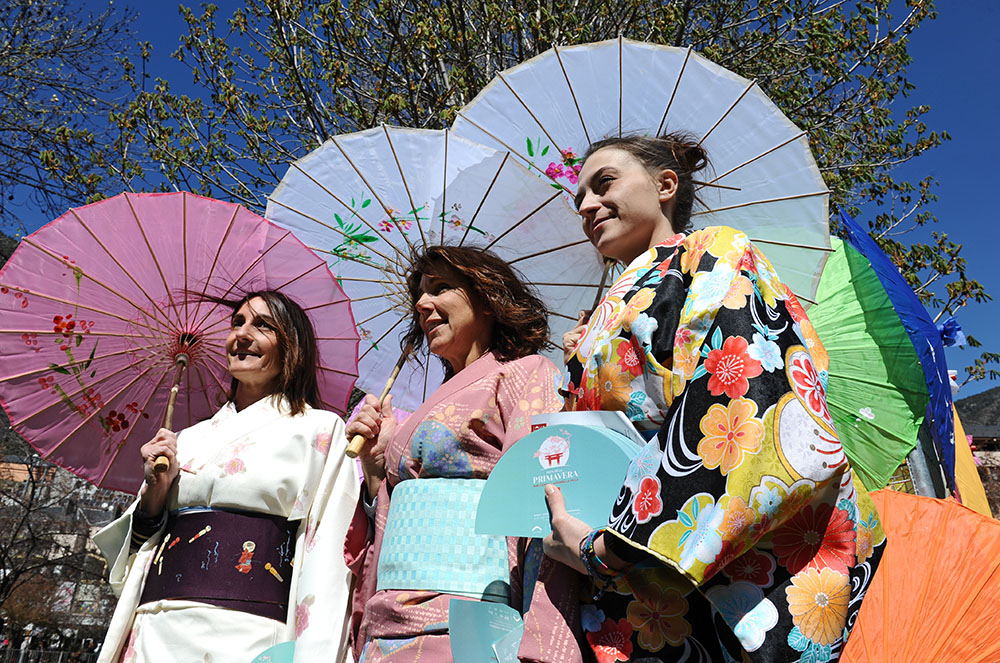 Kimono a la Festa de la Primavera Andorra la Vella