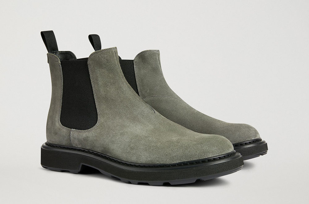 Botins grisos Armani