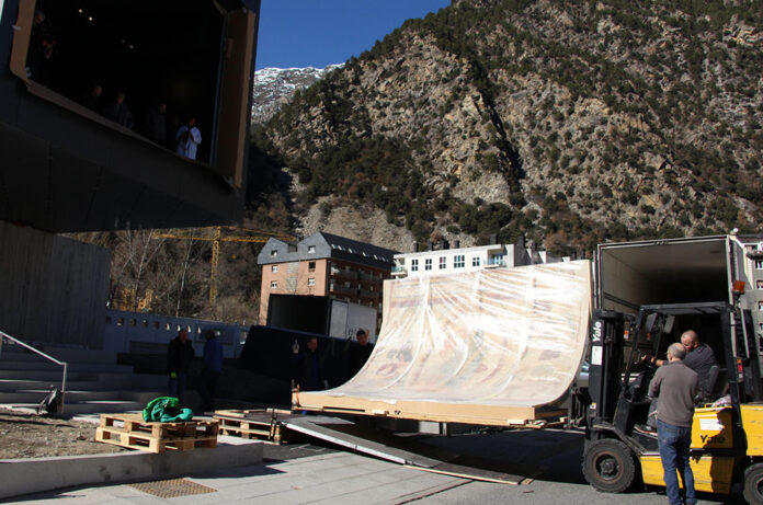 Frescos instal·lats a l'Espai Columba