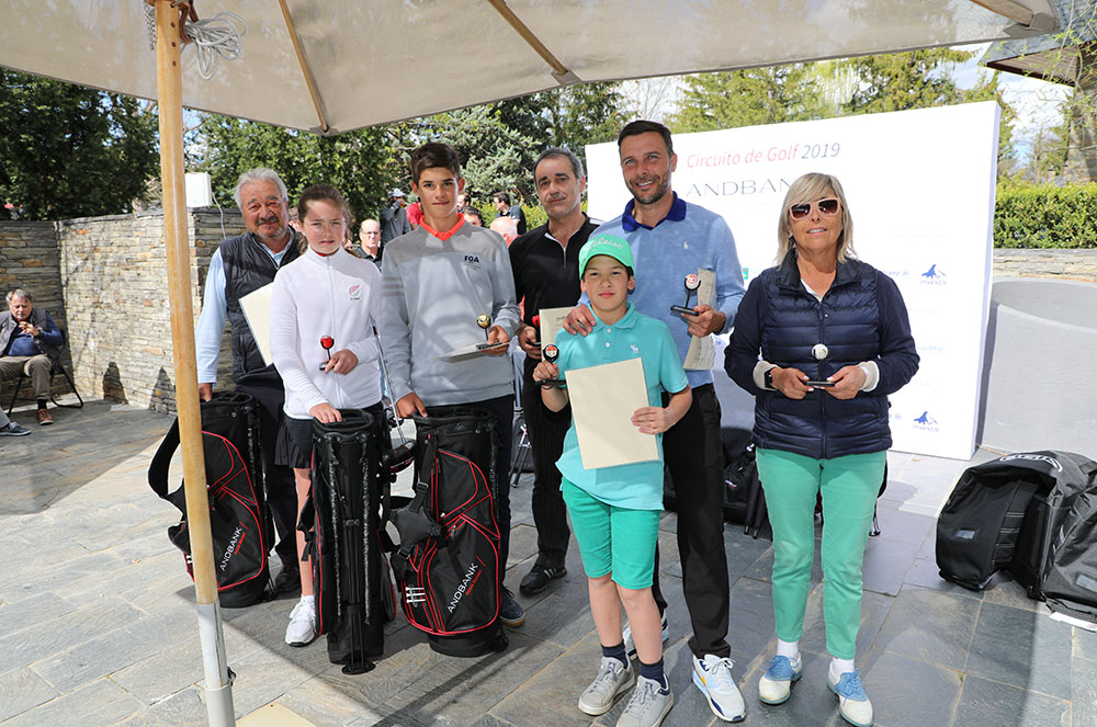 Premis del Torneig de Golf Andbank 2019