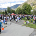 Zona d'arribada de Cursa Popular Illa Carlemany 2019