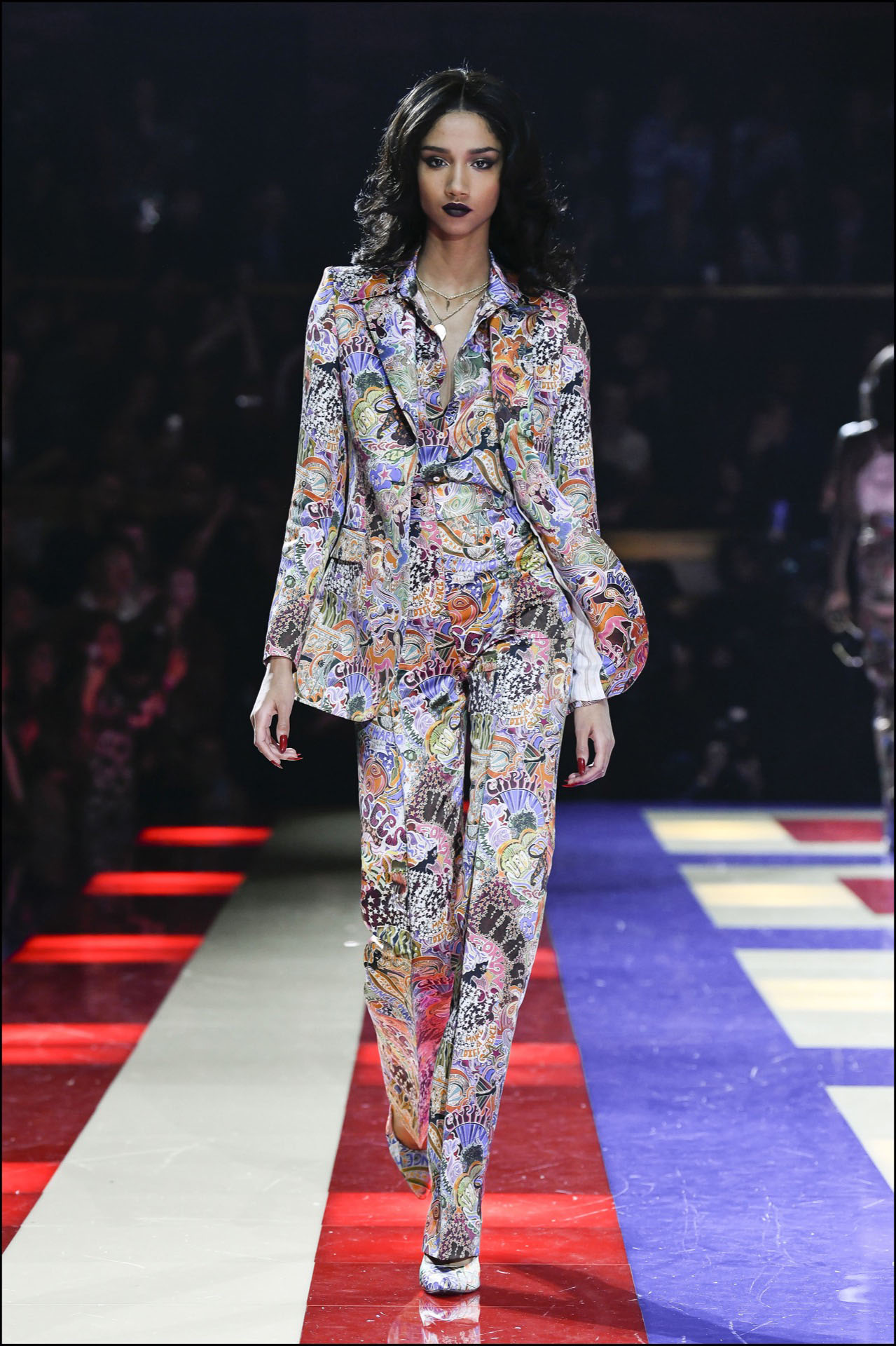 model a la Desfilada Tommy Hilfiger