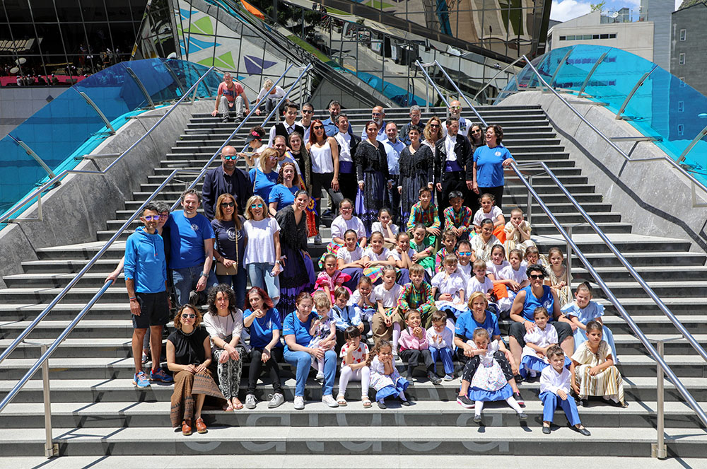 Agrupacions i autoritats a la Festa de la Parròquia d'Escaldes-Engordany