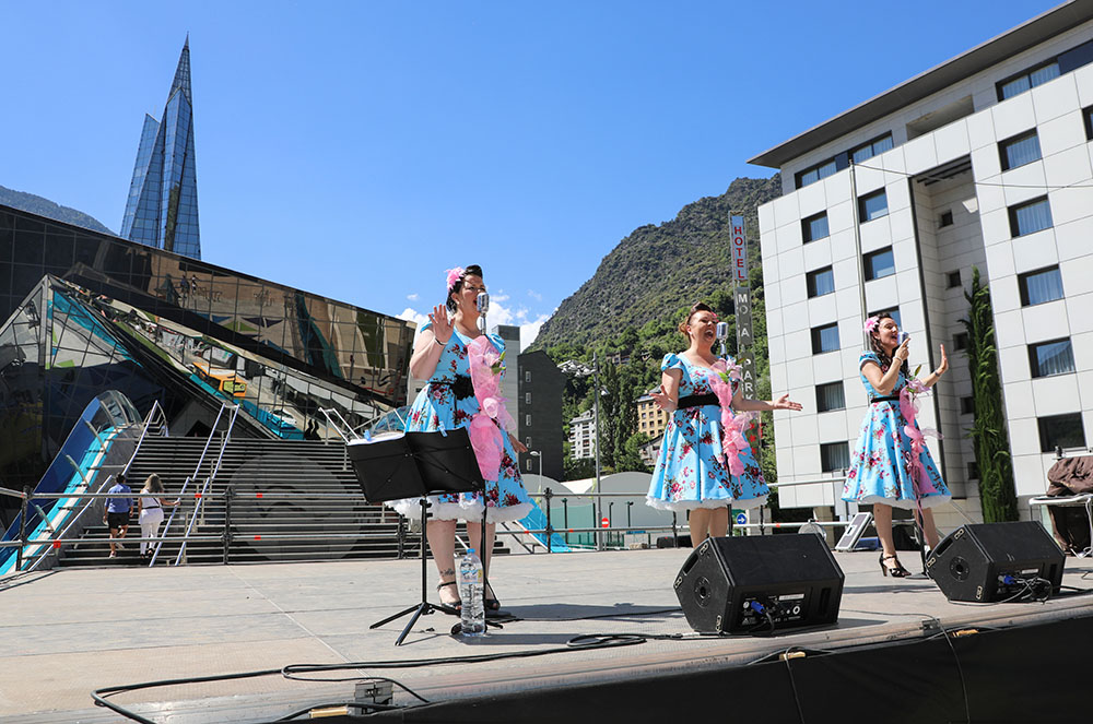 The Swing Girls a Festa de la Parròquia d'Escaldes-Engordany