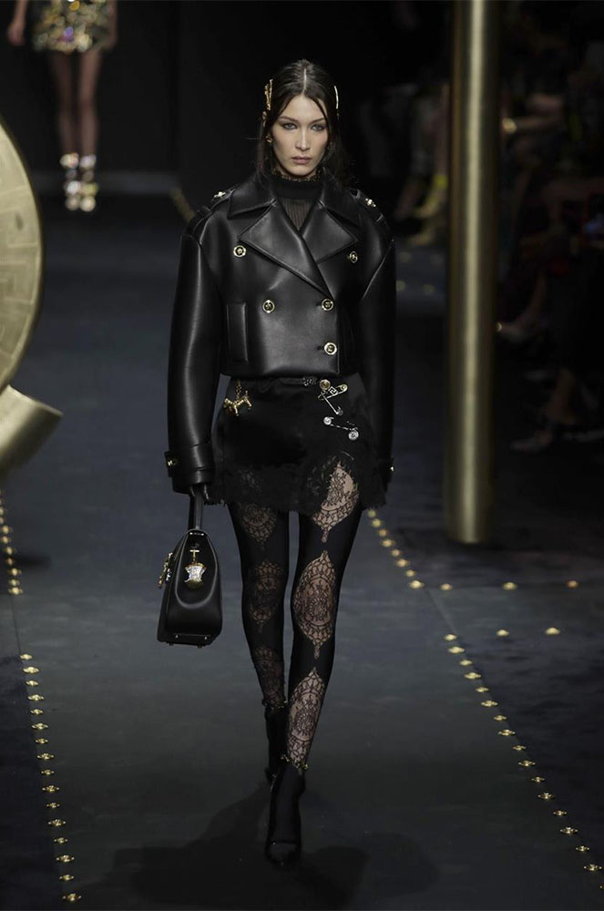Stephanie Seymour durant la desfilada de Versace.