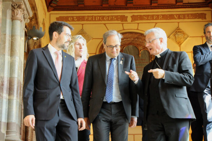 Vives i Torra durant la visita