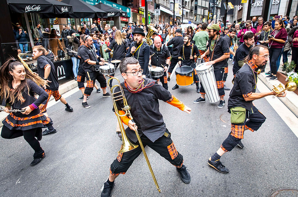 Andorra Sax Fest pels carrers d'Andorra la Vella