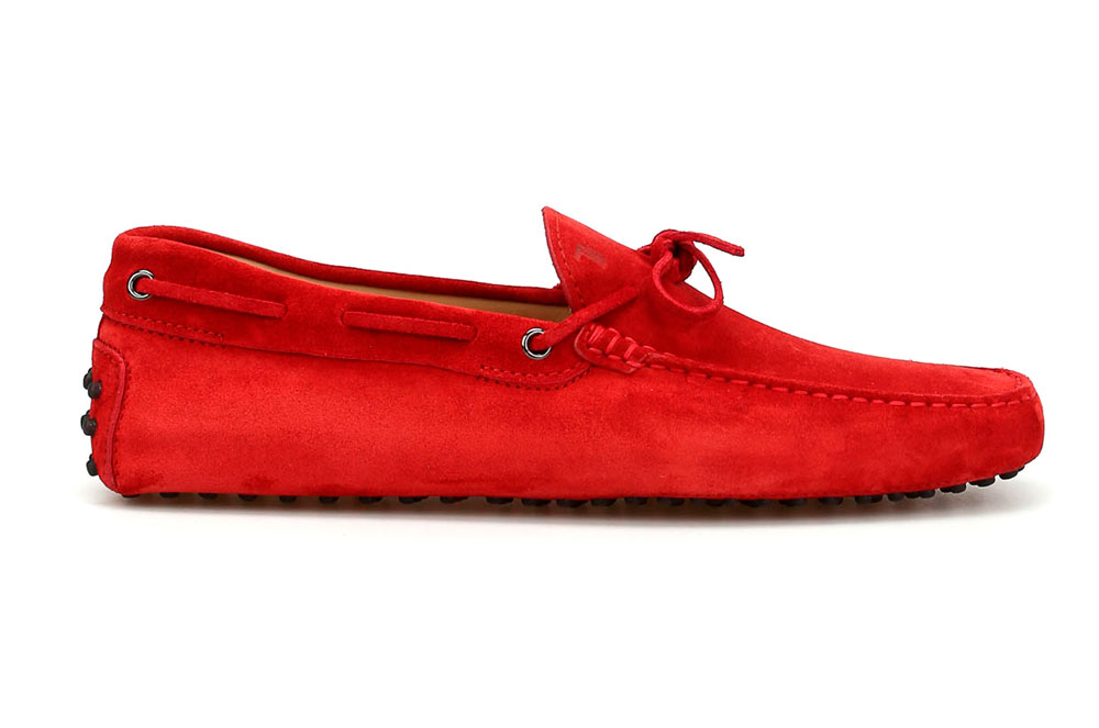 Mocassins de TOD'S de vellut vermell