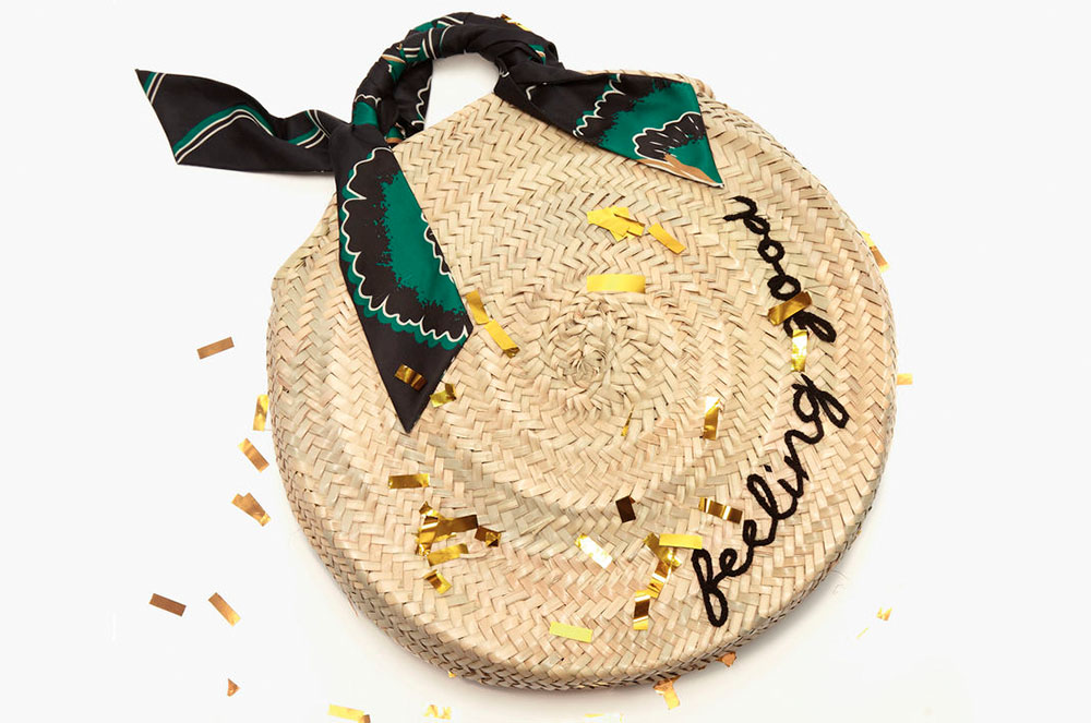 Cistella rodona trenada Sun, de ba&sh