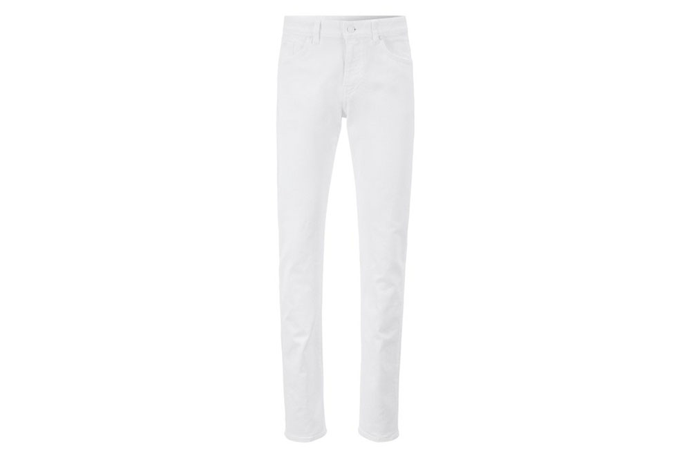 SLIM FIT JEANS DENIM en color blanc, d'HUGO BOSS