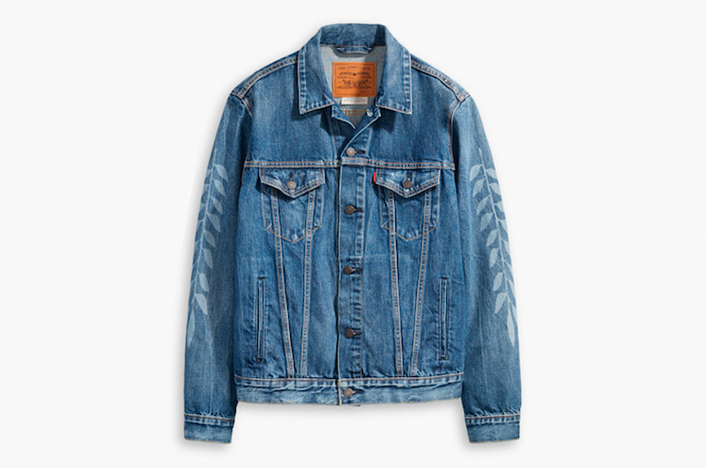 Caçadora vaquera amb estampat bàsic