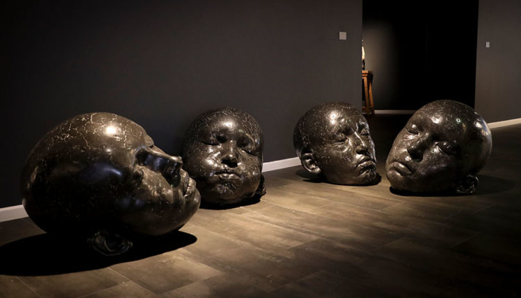 Escultures de l'artista Samuel Salcedo a l'Artalroc