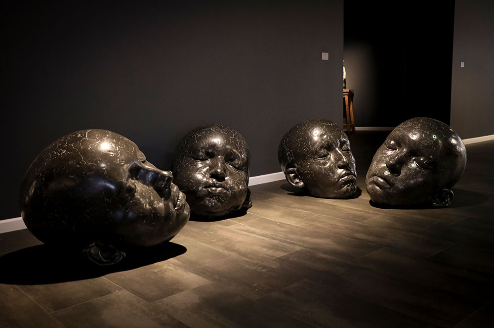 Escultures de l'artista Samuel Salcedo a l'Artalroc