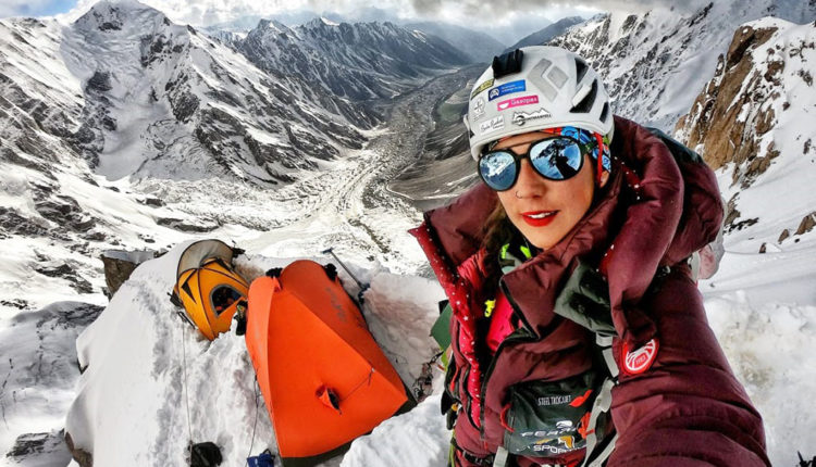Estefania Troguet a les muntanyes