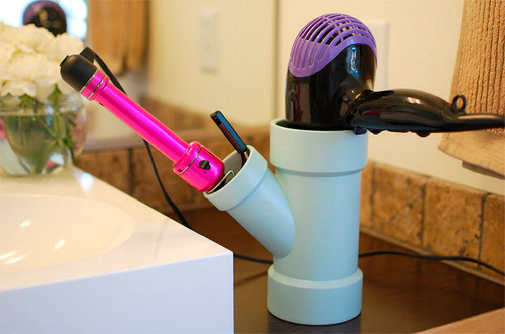 Tubs PVC per organitzar el bany