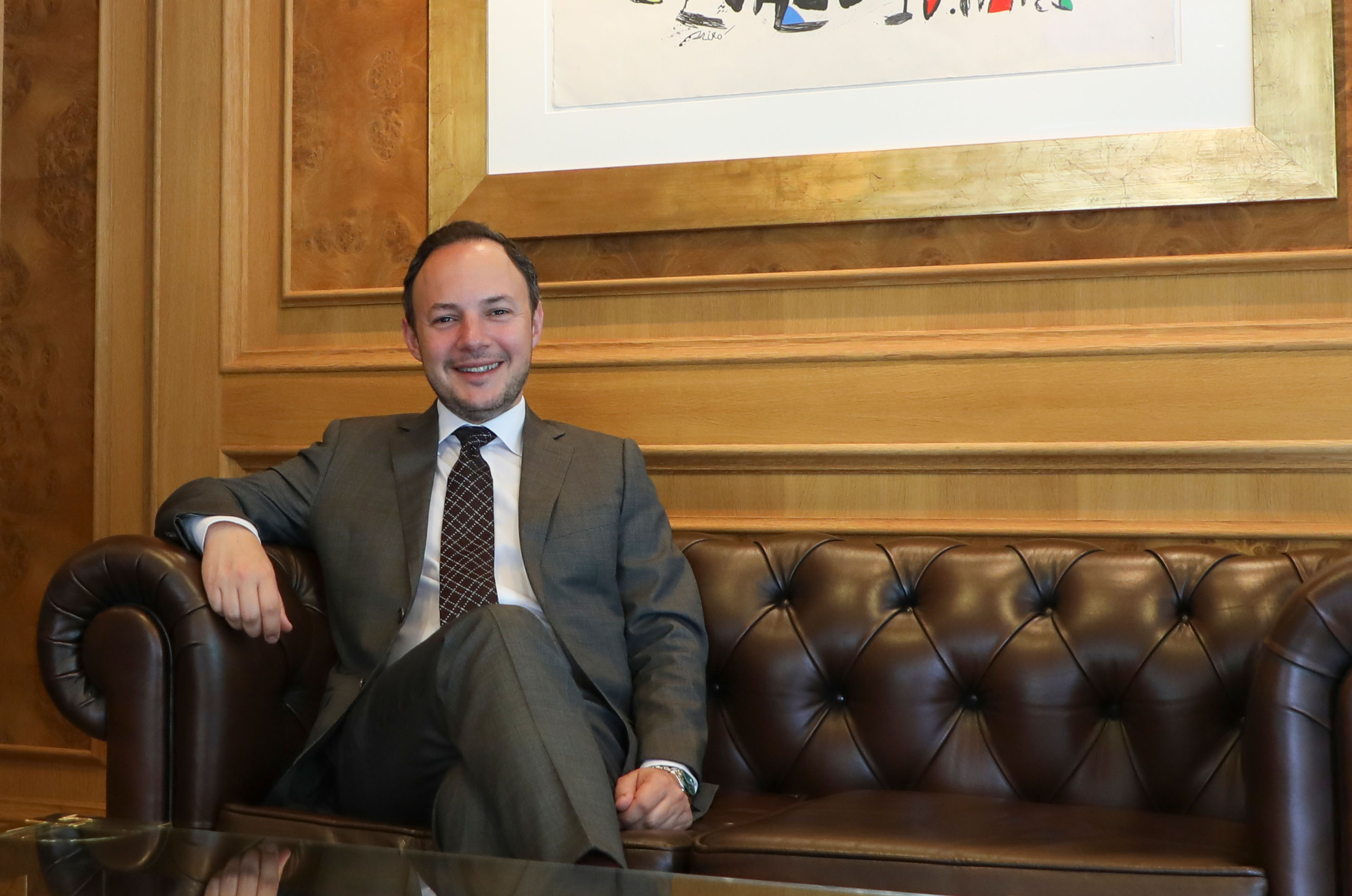 Xavier Espot, cap de Govern d'Andorra, durant l'entrevista