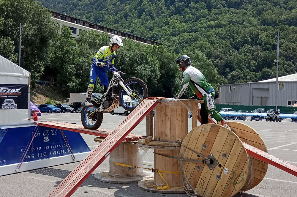 Mostra de trial a la Rider 468 Andorra