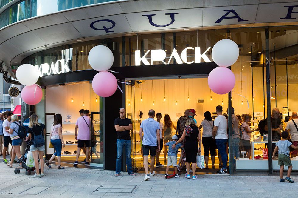 Façana nova botiga Krack a Andorra