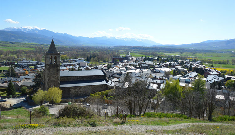 Vista aèria de Llívia
