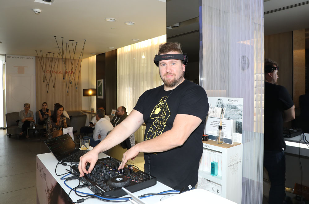 DJ a l'afterwork Lancôme al Centre Júlia