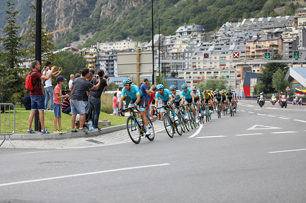 Escamot de ciclistes a La Vuelta 2019