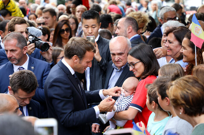 Visita del copríncep emmanuel macron a Escaldes-Engordany