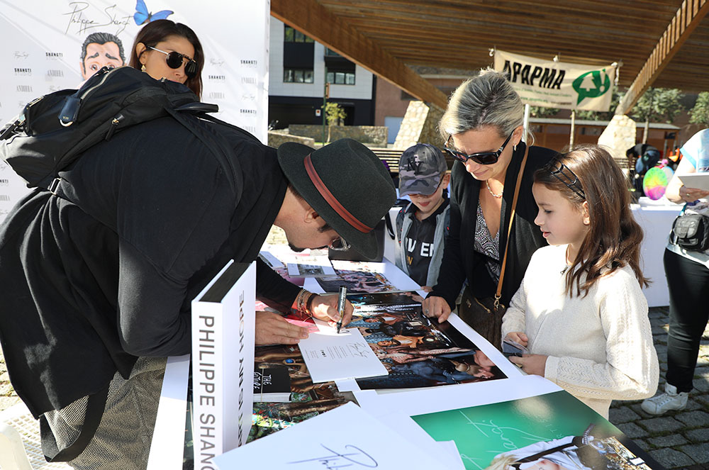 Stand del Philippe Shangti a Fira Animalista