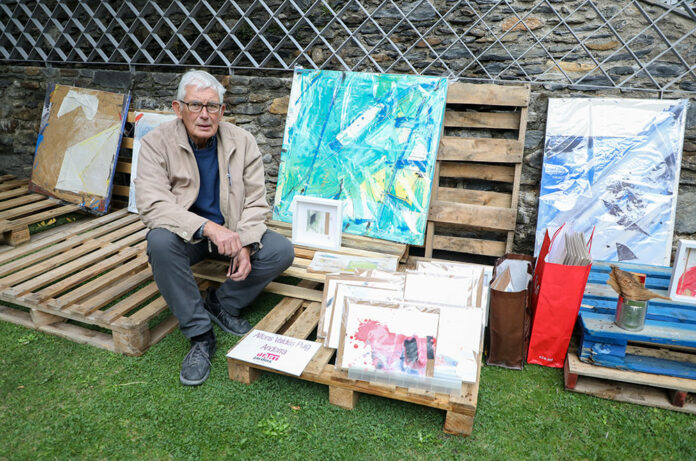 Artista a Ordino Jardins d'Art