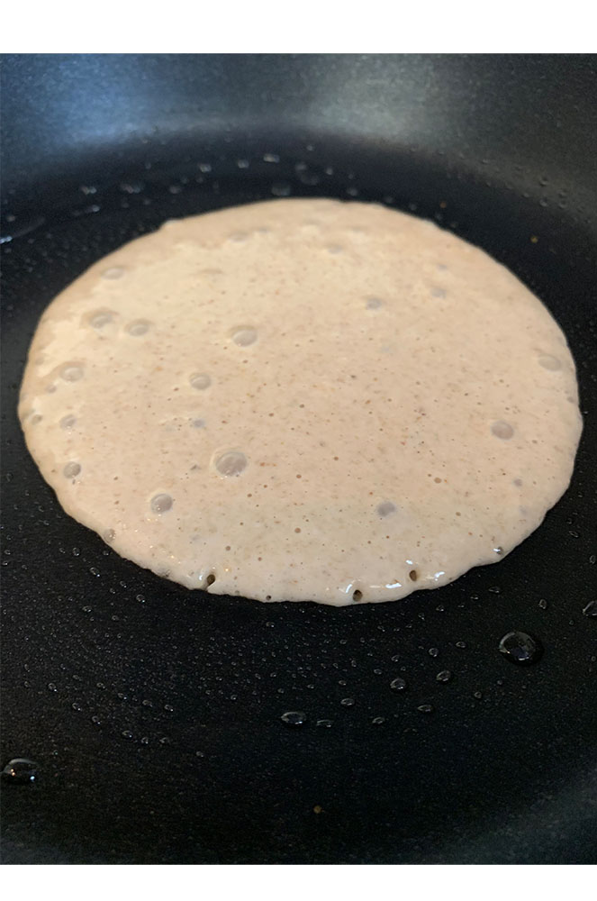 Cocció pancake d'avena