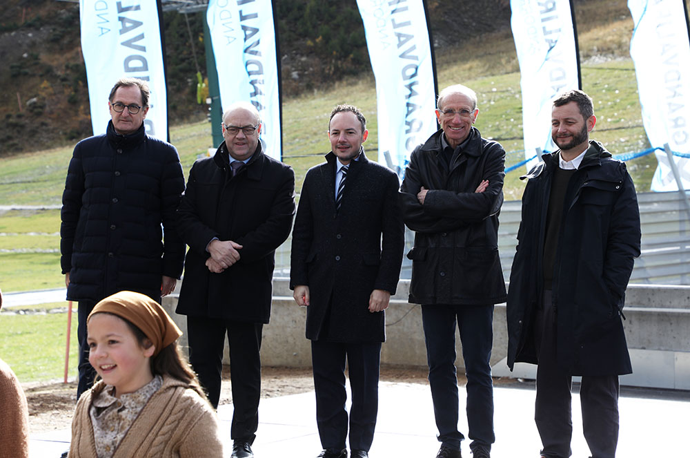 Autoritats a la Inauguració Plataforma de Soldeu Grandvalira