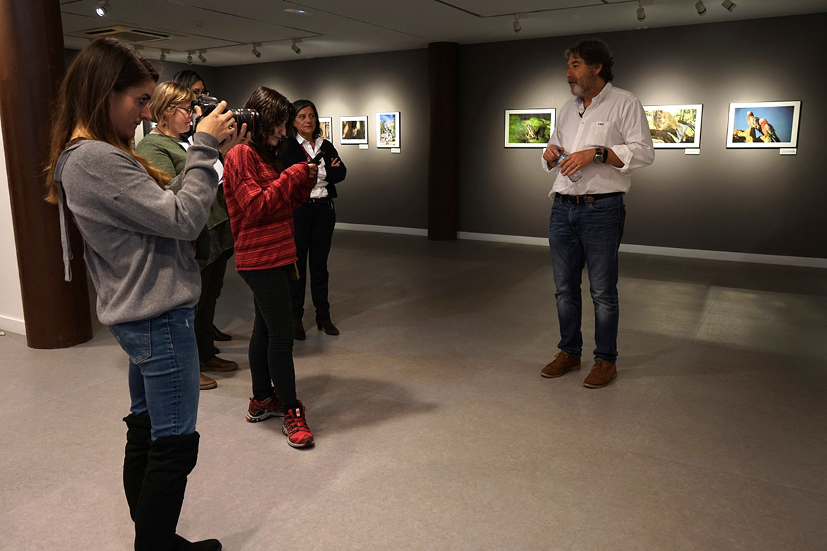 Presentació d'exposició fotografia científica Museu del Tabac