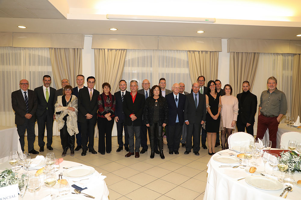 Joaquim Brustenga i guanyadors de la Nit Literària