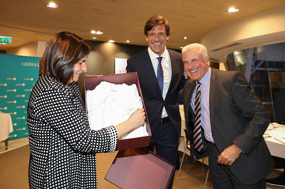 Trini Marín amb Miguel Pedregal i Josep Maria Cabanes