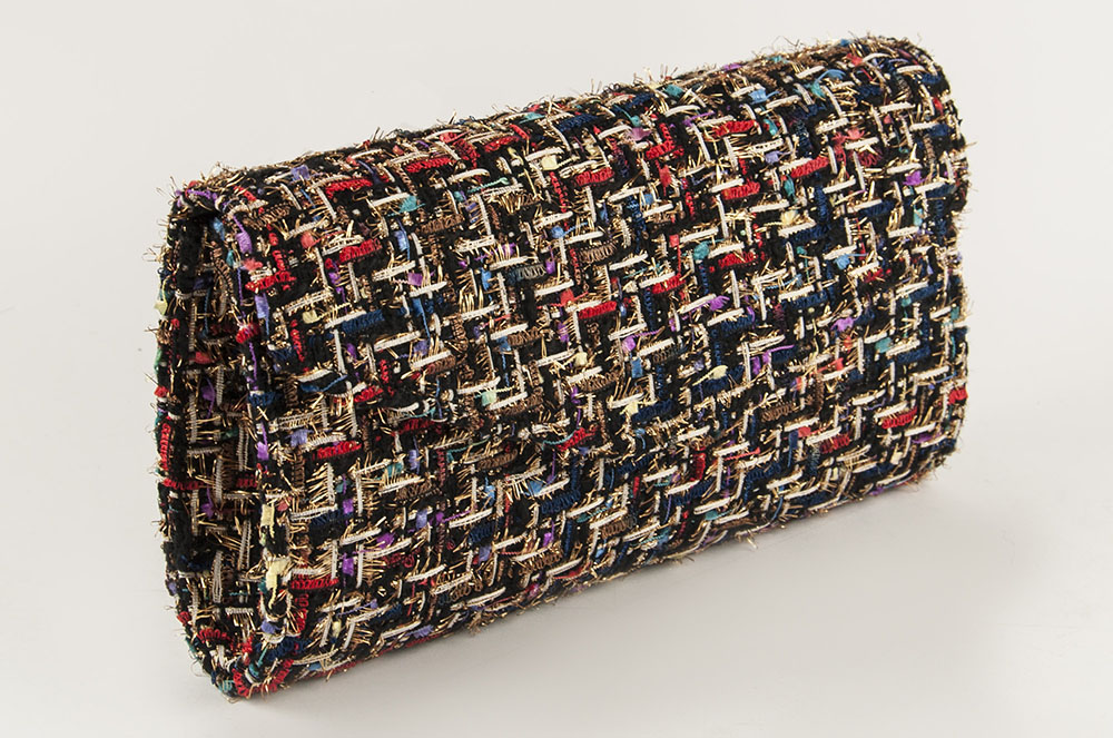 Bossa de mà amb estampat tweed de Azarey