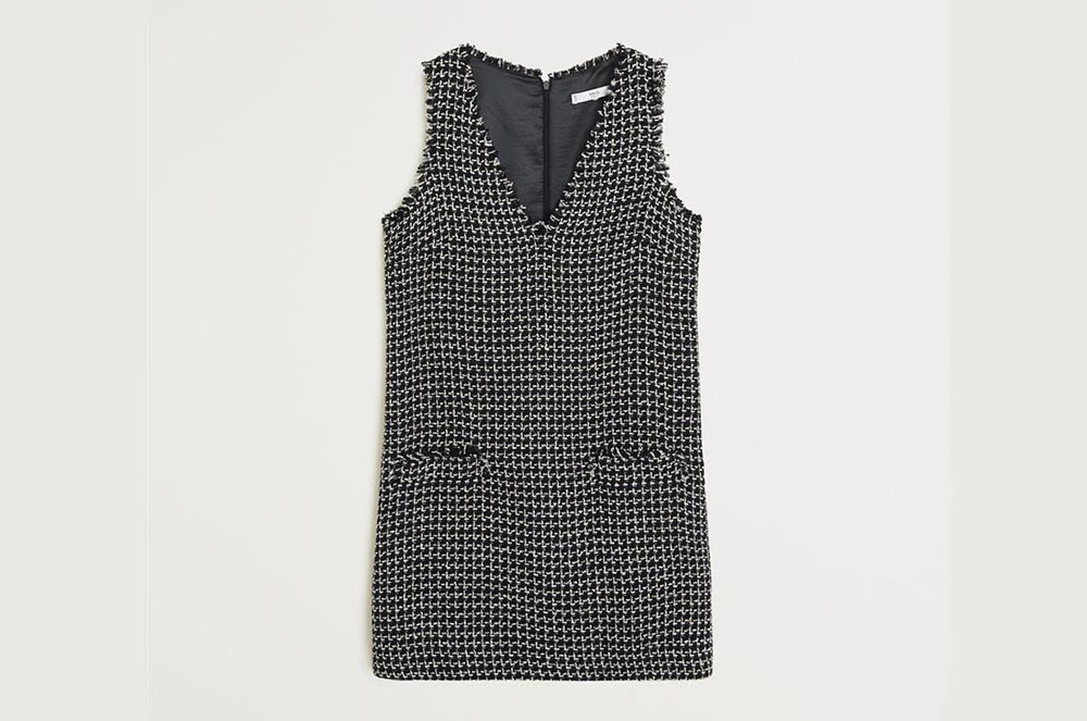 Vestit tweed de Mango