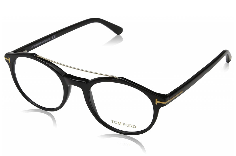 Muntura d’ulleres de vista amb detall daurat de TOM FORD