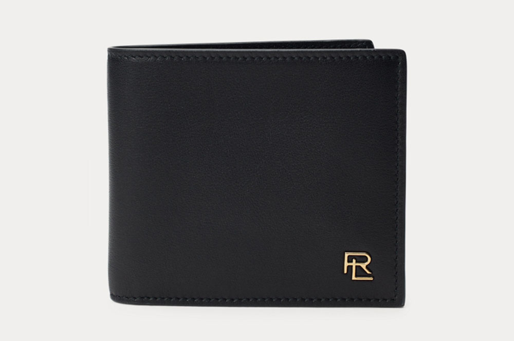 Corbatí de seda negre Ralph Lauren