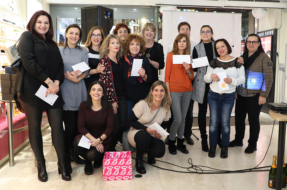 Sortejos sopar d'empresa de Gala Perfumeries